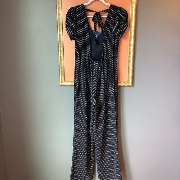 Row-A Polkadot Jumpsuit ⚫️⚪️🔴⚪️ - Picture 7 of 9